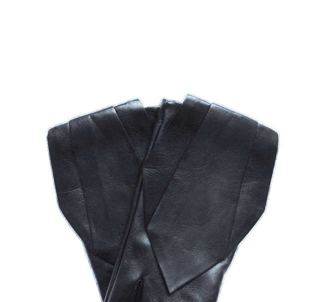 Gants en cuir d'agneau classique noir pour femme - Bonnie 3