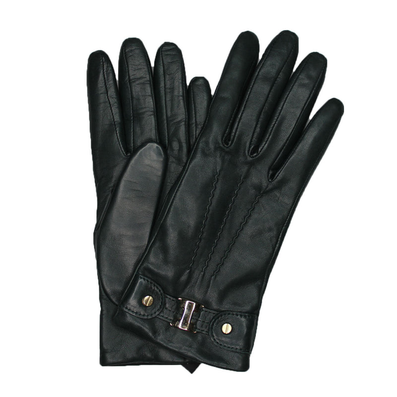 Gants femme en cuir d'agneau doublé cachemire - Bronte 2