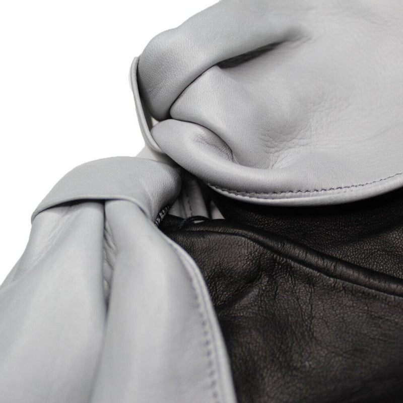 Gants Femme Cuir Contrasté Doublé Soie-Julie