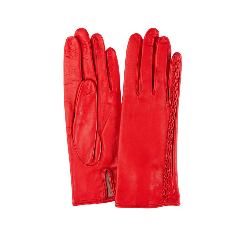 Gants Femme Cuir Doublé Soie-Milly