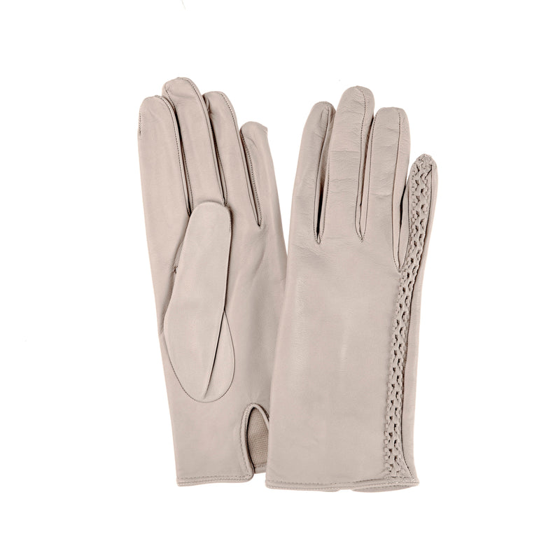 Gants Femme Cuir Doublé Soie-Milly