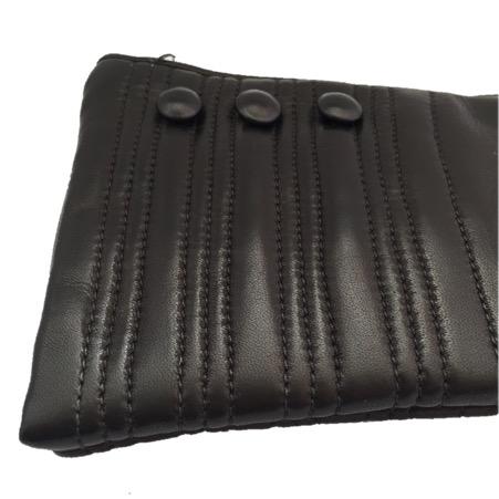 Gants en cuir doublés de cachemire pour femmes avec détail de style bracelet - Marianne