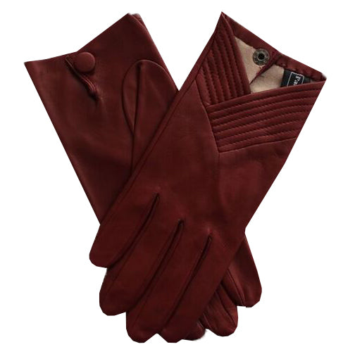 Gants en cuir de luxe doublés de soie pour femme - Caroline