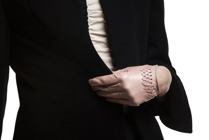 Gants de conduite en cuir classiques non doublés pour femme - Raphaelle