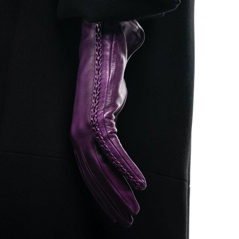 Gants Femme Cuir Doublé Soie-Milly