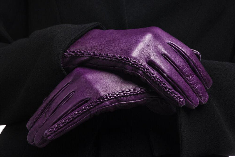 Gants Femme Cuir Doublé Soie-Milly