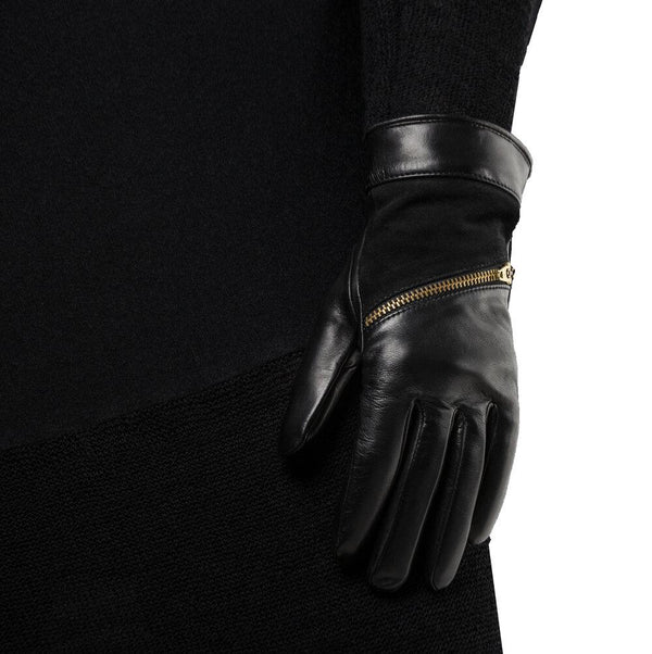 Gants en cuir Swatch doublés de cachemire pour femmes - Jacqueline 2