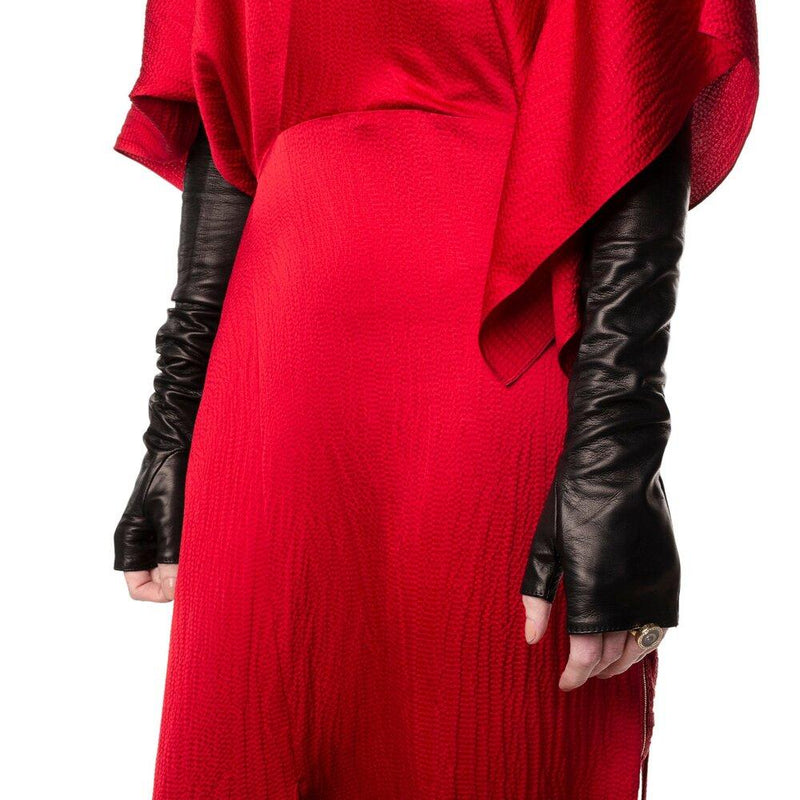 Gants en cuir d'opéra sans doigts pour femmes. -Fergie 16BT