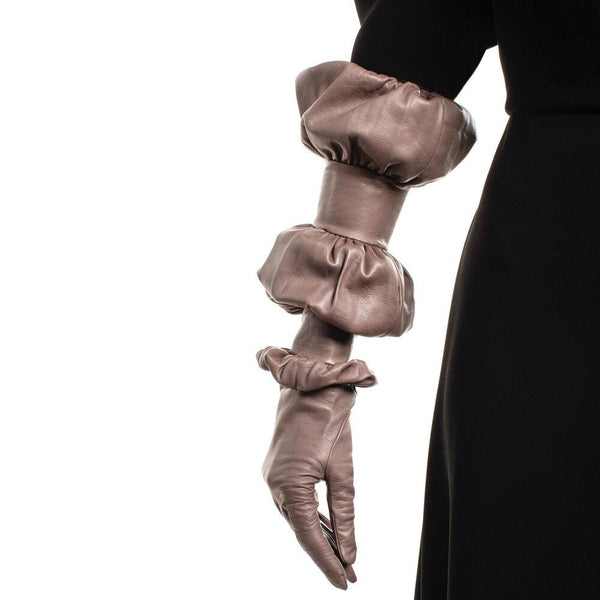 Gants Femme Cuir Opéra Doublés Soie - Montserrat Bubble