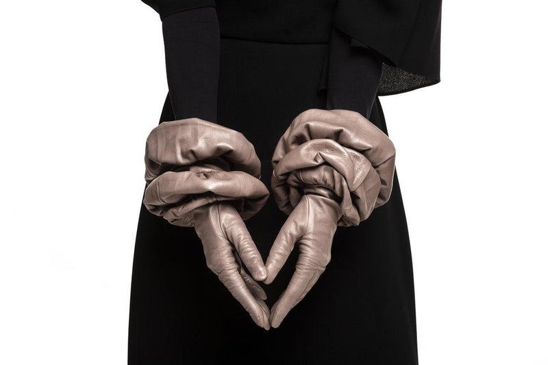 Gants Femme Cuir Opéra Doublés Soie - Montserrat Bubble