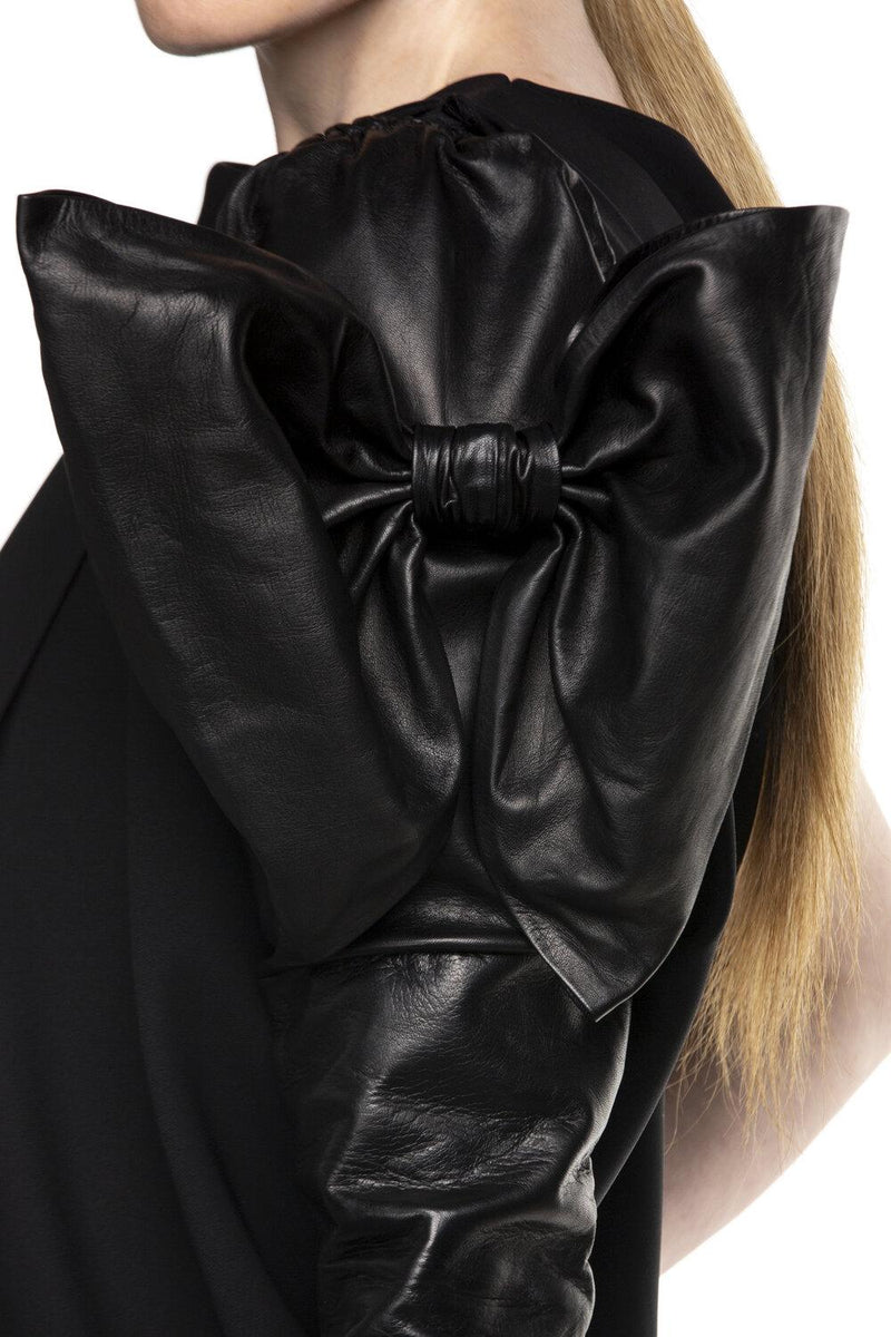 Gants longs en cuir pour femme - Lola Minnie Massive