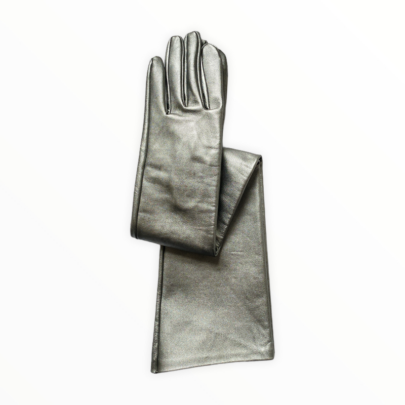 Gants d'opéra pour femmes - Montserrat Metallic 16bt