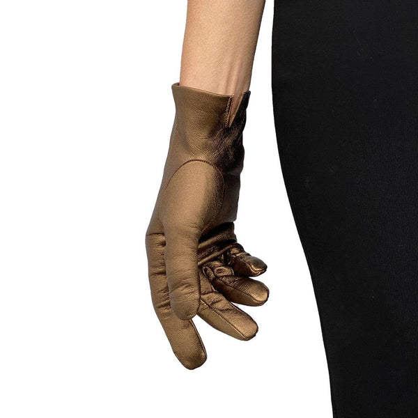 Gants en cuir doublés de soie pour femmes - Elisa