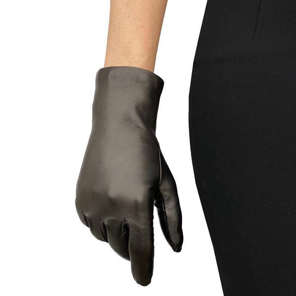 Gants en cuir doublés cachemire pour femme - Emma