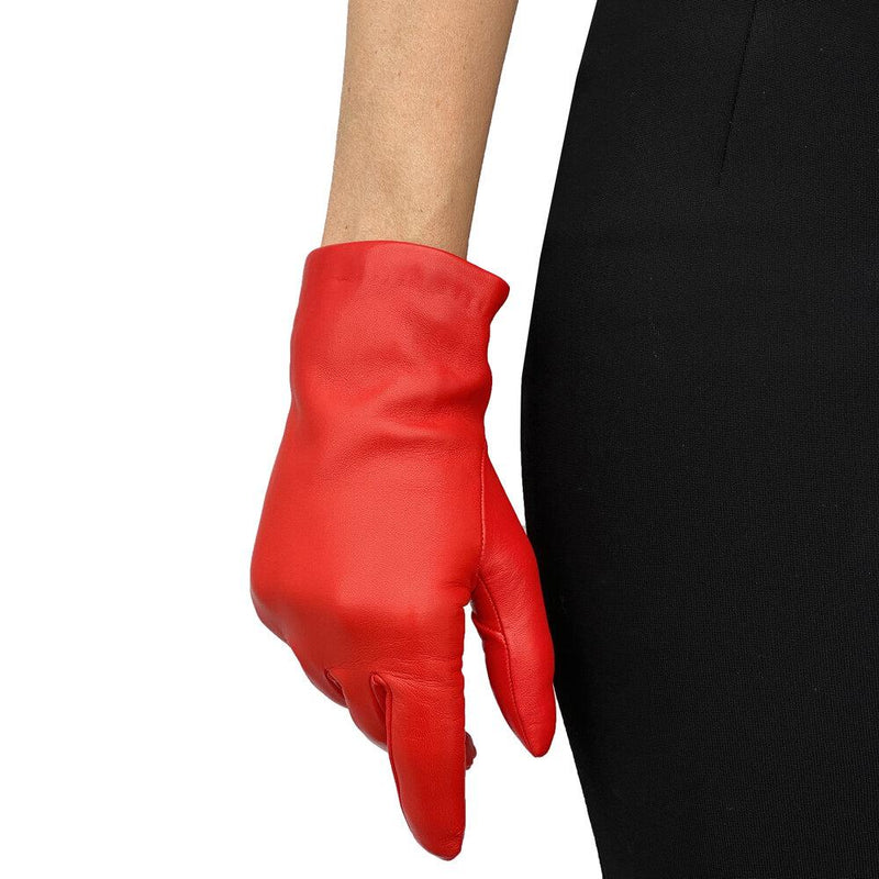 Gants en cuir doublés cachemire pour femme - Emma