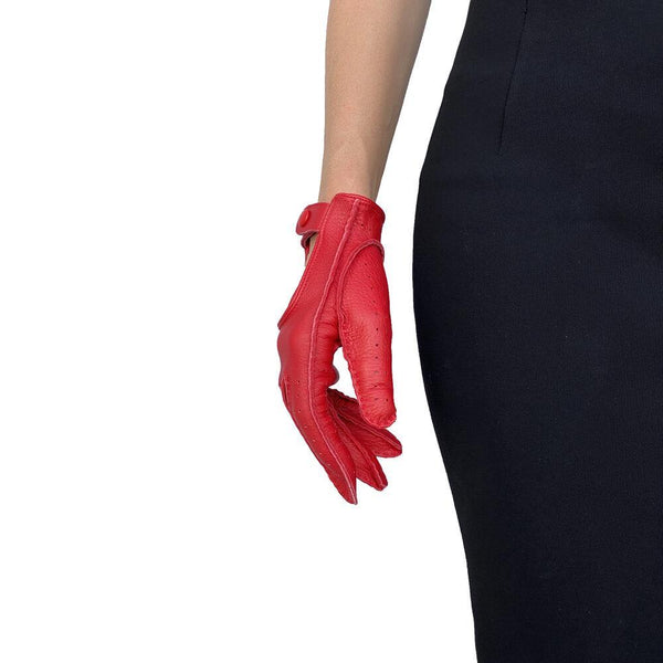 Gants de conduite en cuir de cerf pour femme - Hannah Cervo