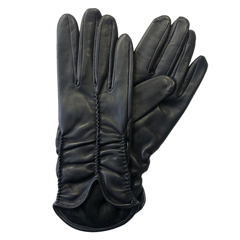 Gants en cuir d'agneau doublés de soie pour femmes - Renee