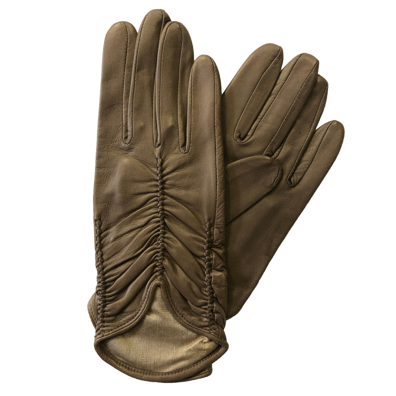 Gants en cuir d'agneau doublés de soie pour femmes - Renee