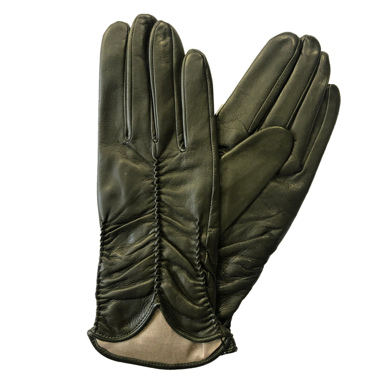 Gants en cuir d'agneau doublés de soie pour femmes - Renee
