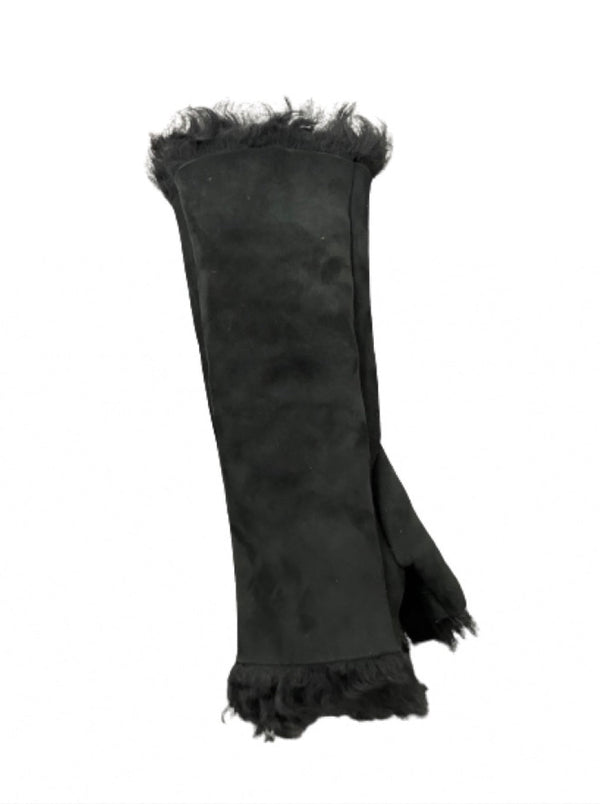 Chauffe-poignets sans doigts en peau de mouton de luxe-Fergie Shearling