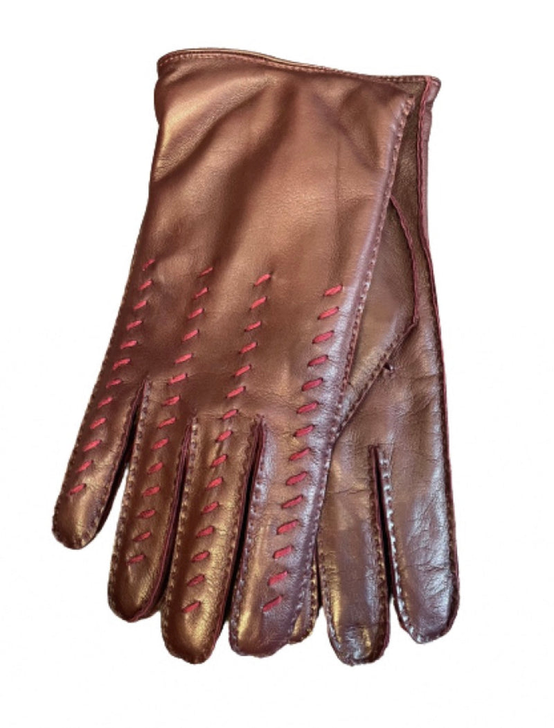 Gants en cuir doublés de cachemire cousus à la main pour hommes - Garry