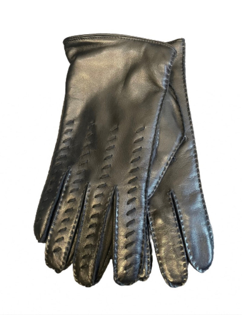 Gants en cuir doublés de cachemire cousus à la main pour hommes - Garry