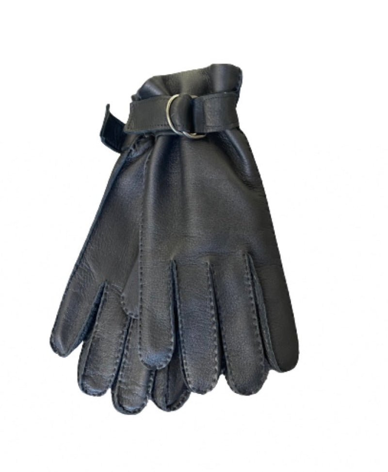 Gants en cuir de cerf doublés de cachemire cousus à la main pour hommes - D'arcy 2