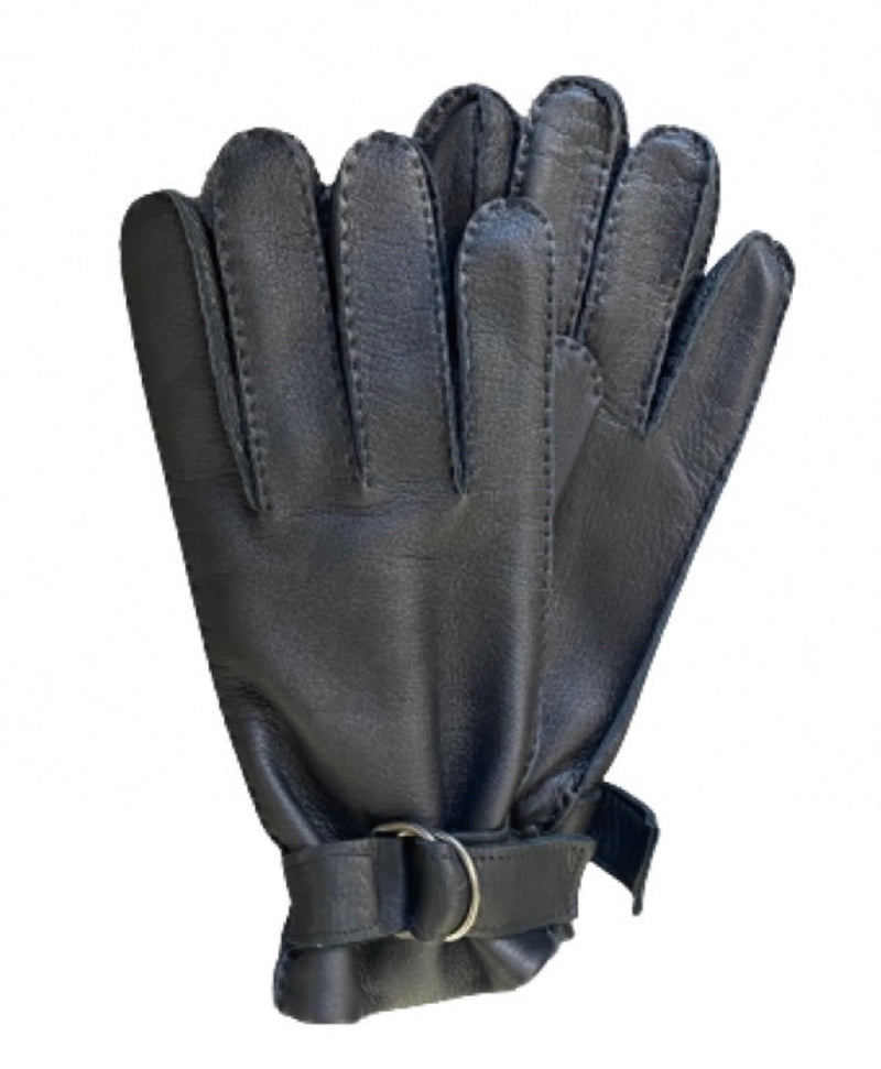Gants en cuir de cerf doublés de cachemire cousus à la main pour hommes - D'arcy 2