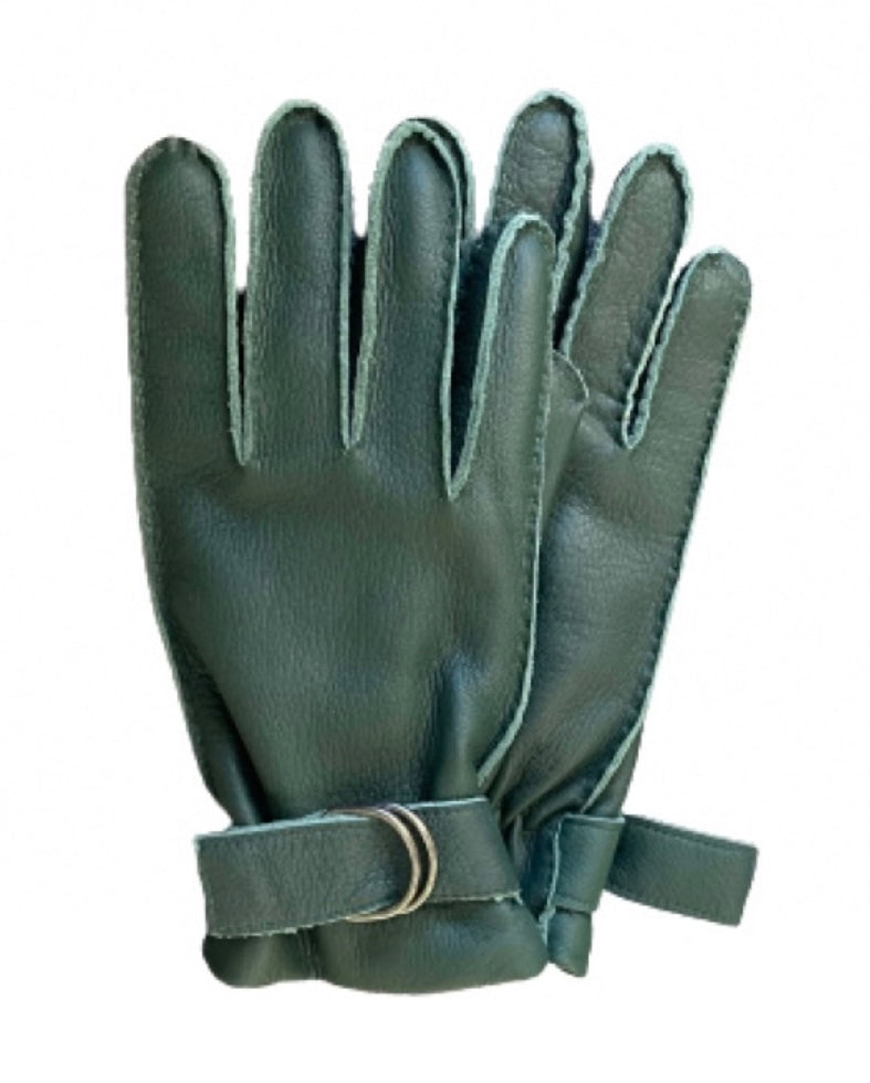 Gants en cuir de cerf doublés de cachemire cousus à la main pour hommes - D'arcy 2