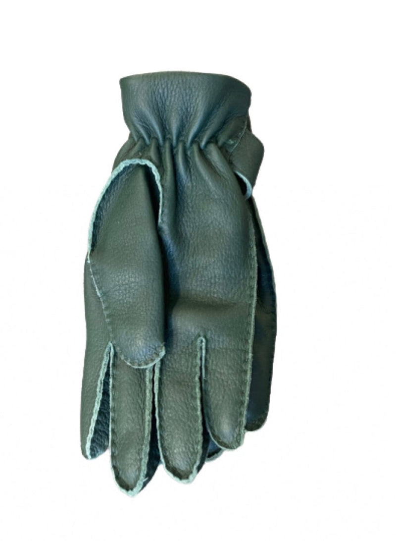 Gants en cuir de cerf doublés de cachemire cousus à la main pour hommes - D'arcy 2