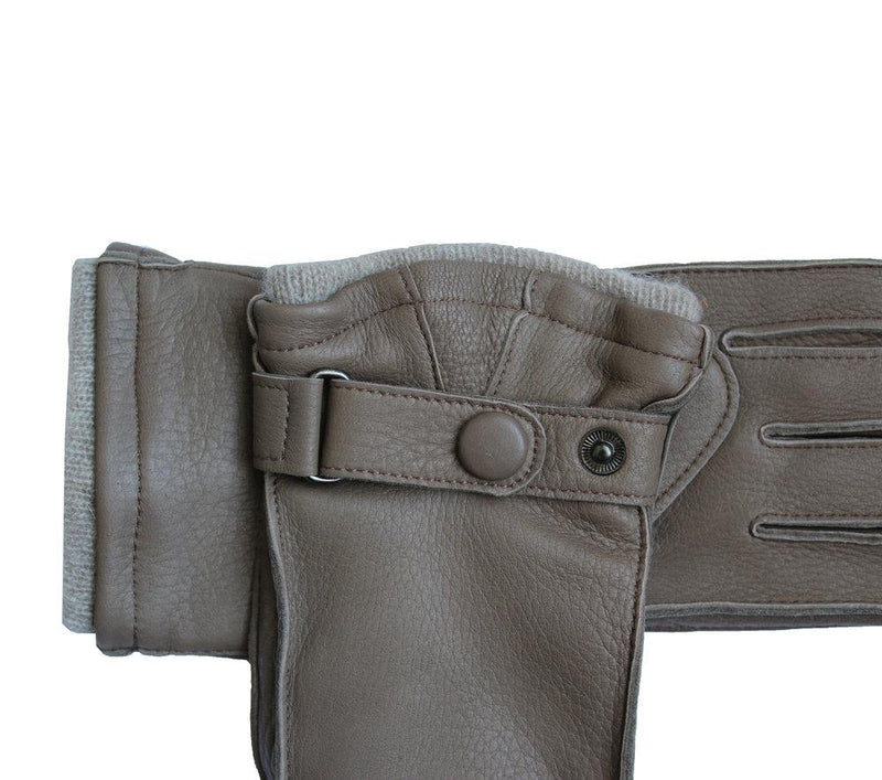 Gants en cuir de daim doublés cachemire pour femme - Robin 2