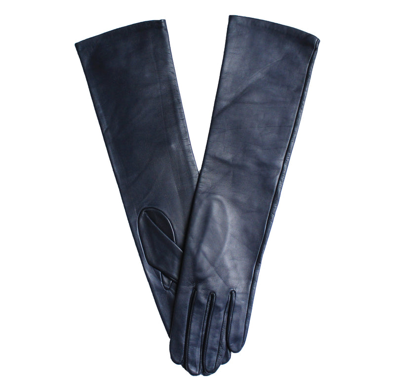 Gants en cuir mi-longs aux coudes pour femmes - Montserrat 8BT