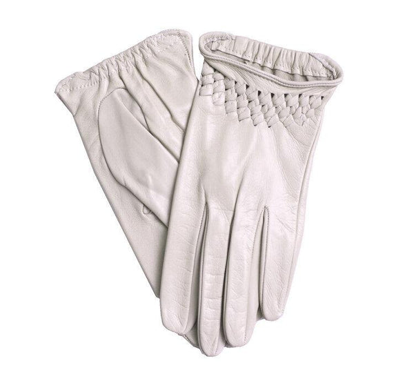 Gants de conduite en cuir classiques non doublés pour femme - Raphaelle