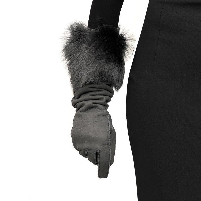Gants en cuir de mouton de la meilleure qualité pour femmes - Montserrat Shearling 8bt