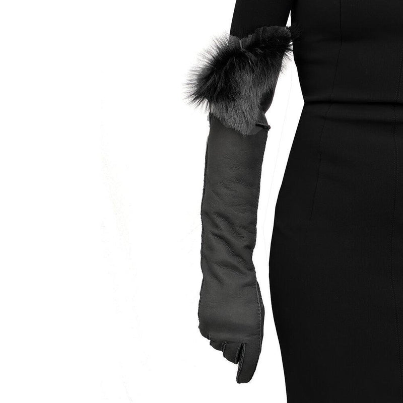 Gants en cuir de mouton de la meilleure qualité pour femmes - Montserrat Shearling 8bt