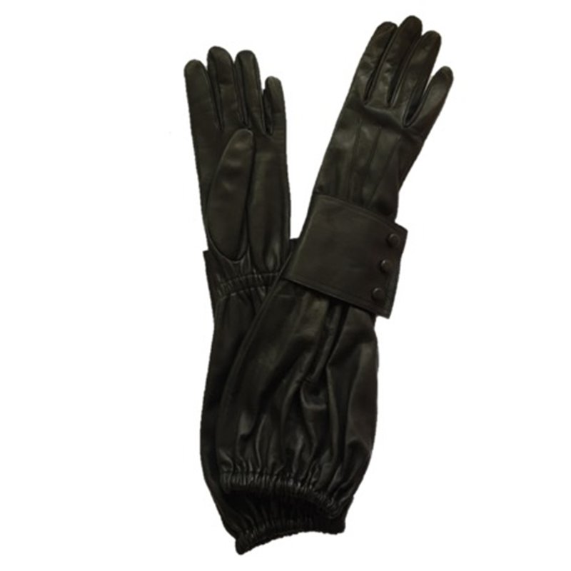 Gants en cuir longs classiques pour femmes - Belle Gauntlet