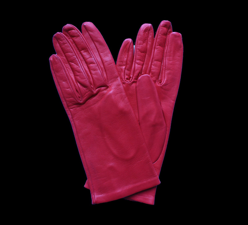 Gants en cuir doublés de soie pour femmes-Rebecca