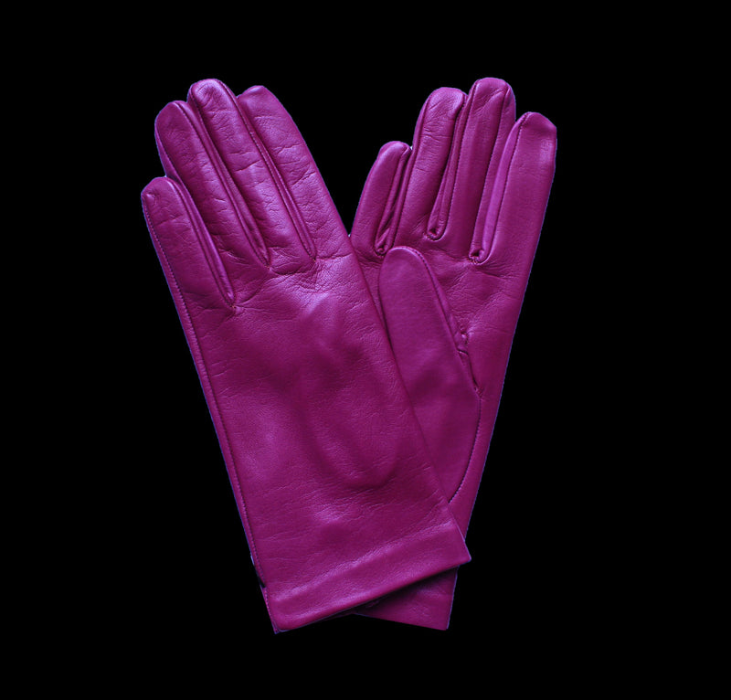 Gants en cuir doublés de soie pour femmes-Rebecca