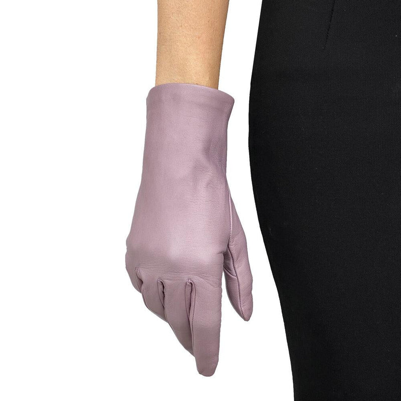 Gants en cuir doublés de soie pour femmes-Rebecca