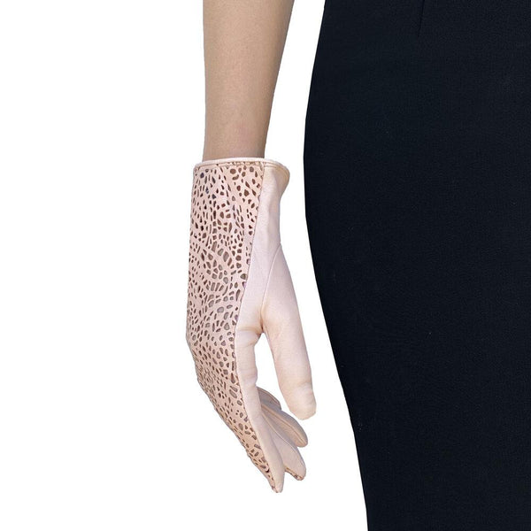 Gants en cuir non doublés pour femmes - Terre de Sienne