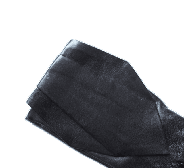 Gants en cuir d'agneau classique noir pour femme - Bonnie 3