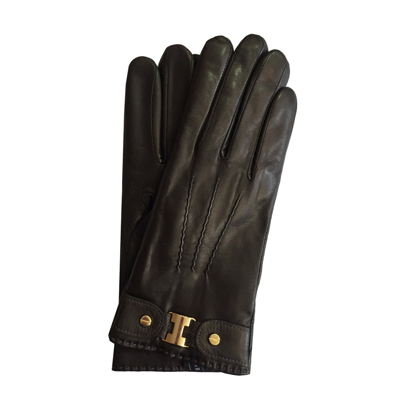 Gants femme en cuir d'agneau doublé cachemire - Bronte 2