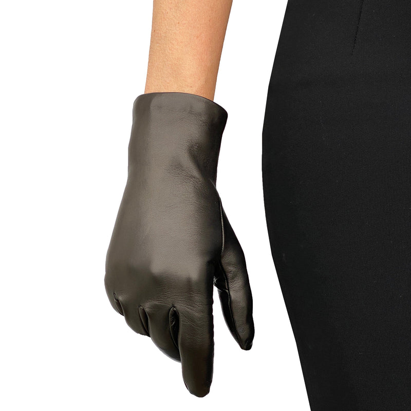 Gants en cuir doublés cachemire pour femme - Emma