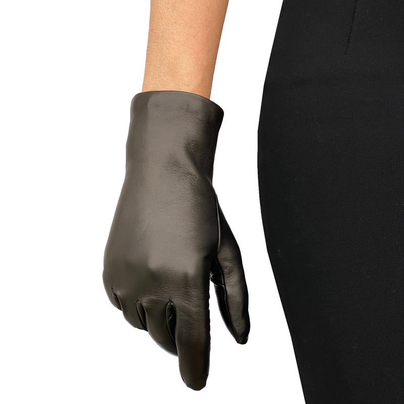 Gants en cuir doublés cachemire pour femme - Emma