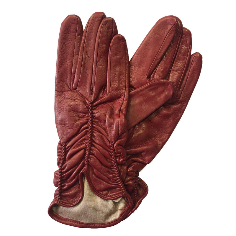Gants en cuir d'agneau doublés de soie pour femmes - Renee