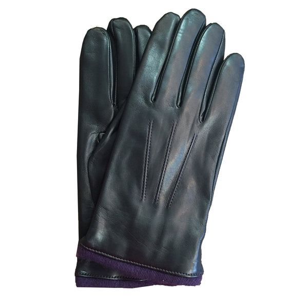 Gants en cuir doublés d'agneau cousus à la main pour homme - Johnny 3
