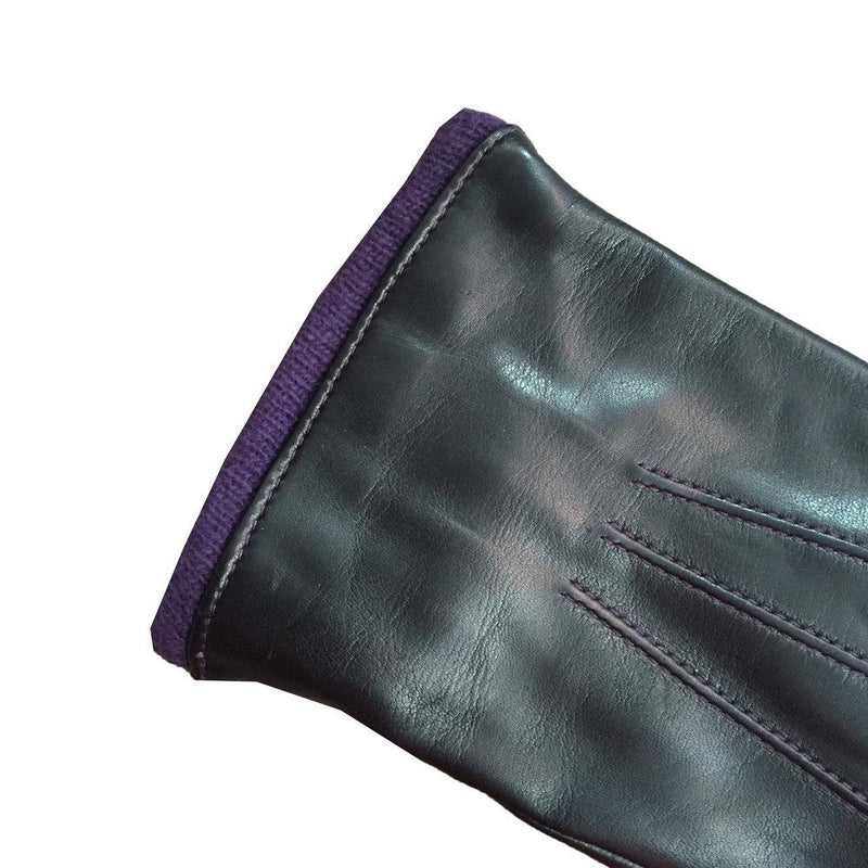 Gants en cuir doublés d'agneau cousus à la main pour homme - Johnny 3