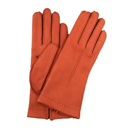 Gants en cuir de daim doublés de cachemire cousus à la main pour femmes - Robin