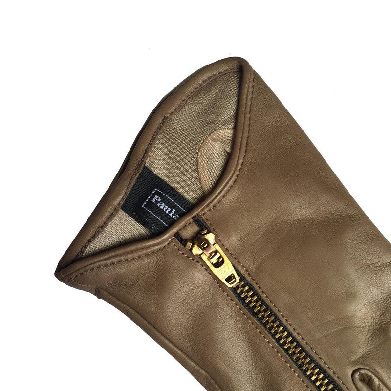 Gants femme en cuir d'agneau doublés soie - Jacqueline