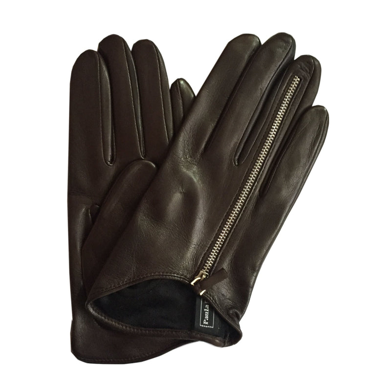 Gants femme en cuir d'agneau doublés soie - Jacqueline